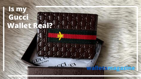 how do you know if a gucci wallet is real|gucci wallet clearance.